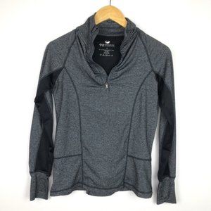 90 Degree by Reflex Gray 1/4 Zip Running Jacket